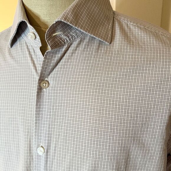 Lot of 3 Men's Boss Hugo Boss Sharp Slim Fit Dress Shirts Size 16 32/33 - Picture 5 of 7